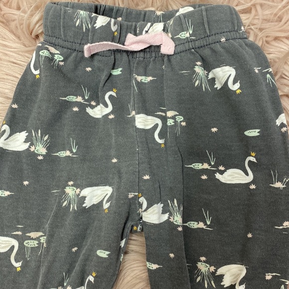 Swan Baby Pants with Feet - Picture 2 of 4